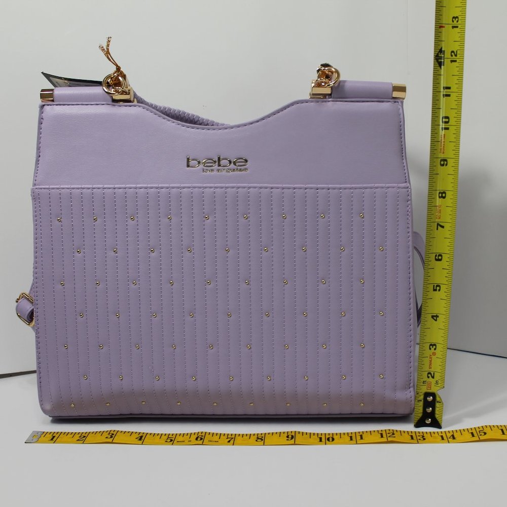 bebe Aliah Stud Shopper Purse - Picture 12 of 16